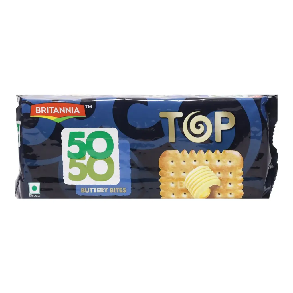 BRITTANIA 50-50 TOP 200GM  1*20